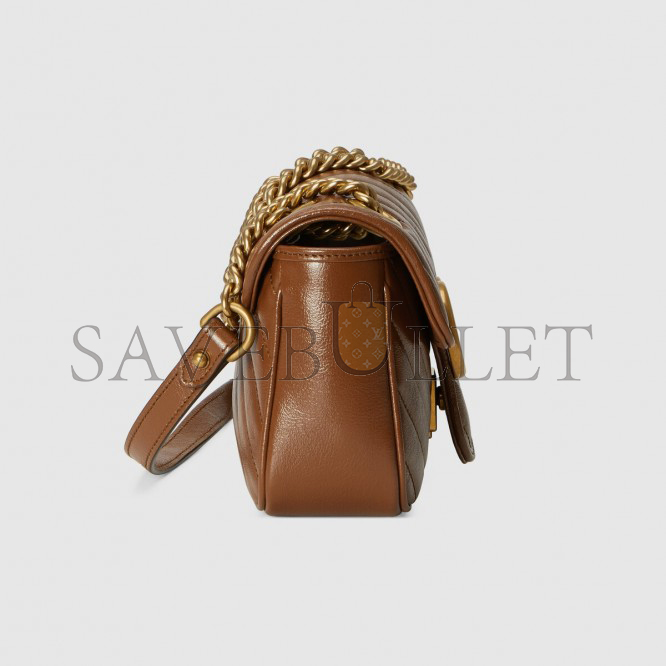 G*u*i gg marmont mini matelassÉ shoulder bag 446744 (23*14*6cm)